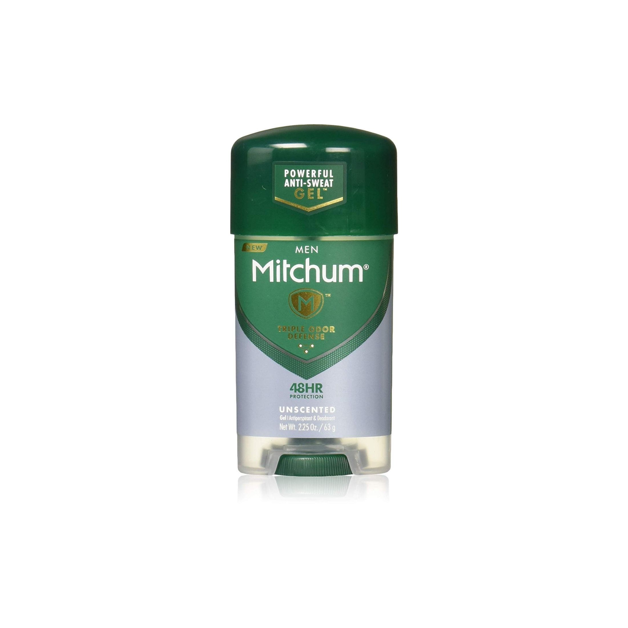 Mitchum Men Gel Antiperspirant Deodorant, Unscented, 2.25oz