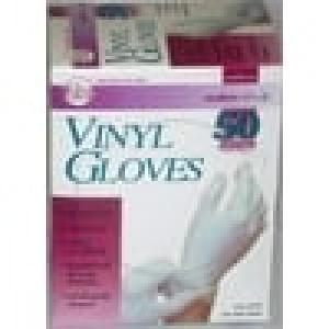 Cara Vinyl Non-Sterile Gloves Fits Either Hand Size Medium 7 1/2 - 8 50 Per Box
