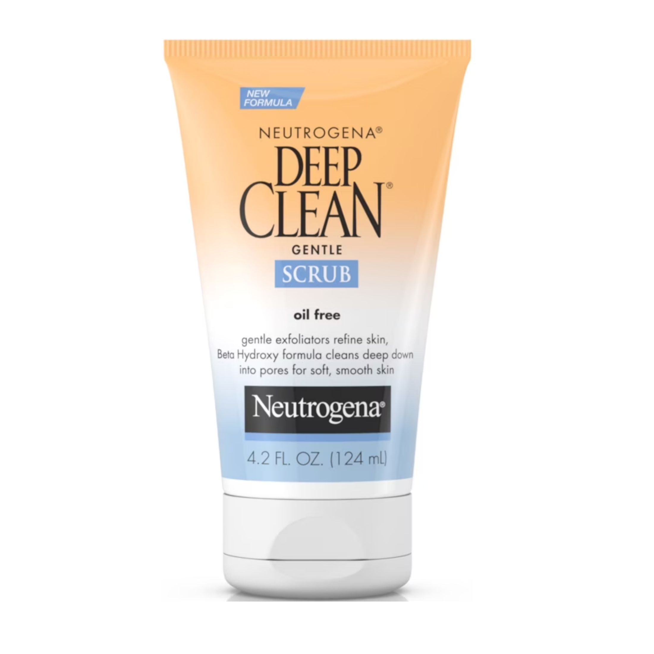 Neutrogena Deep Clean Gentle Daily Facial Scrub, Oil Free Cleanser 4.2 Fl. Oz