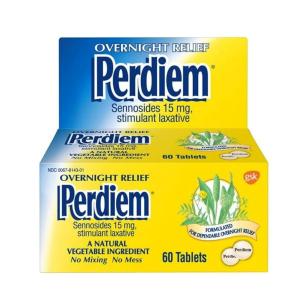Perdiem Laxative, Stimulant, Overnight Relief, Pills