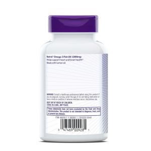 Natrol Omega-3 Fish Oil 1000 Mg, Lemon Flavor, 90 Softgels