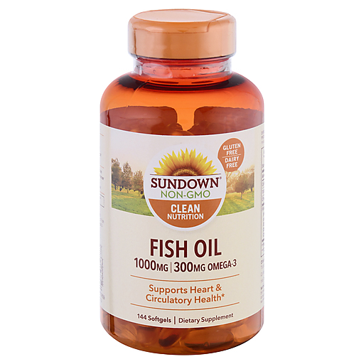 Sundown Naturals Fish Oil, 1000 Mg, Softgels