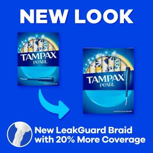 Tampax Pearl Plastic Super Plus Absorbency Unscented Tampons