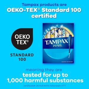 Tampax Pearl Plastic Super Plus Absorbency Unscented Tampons