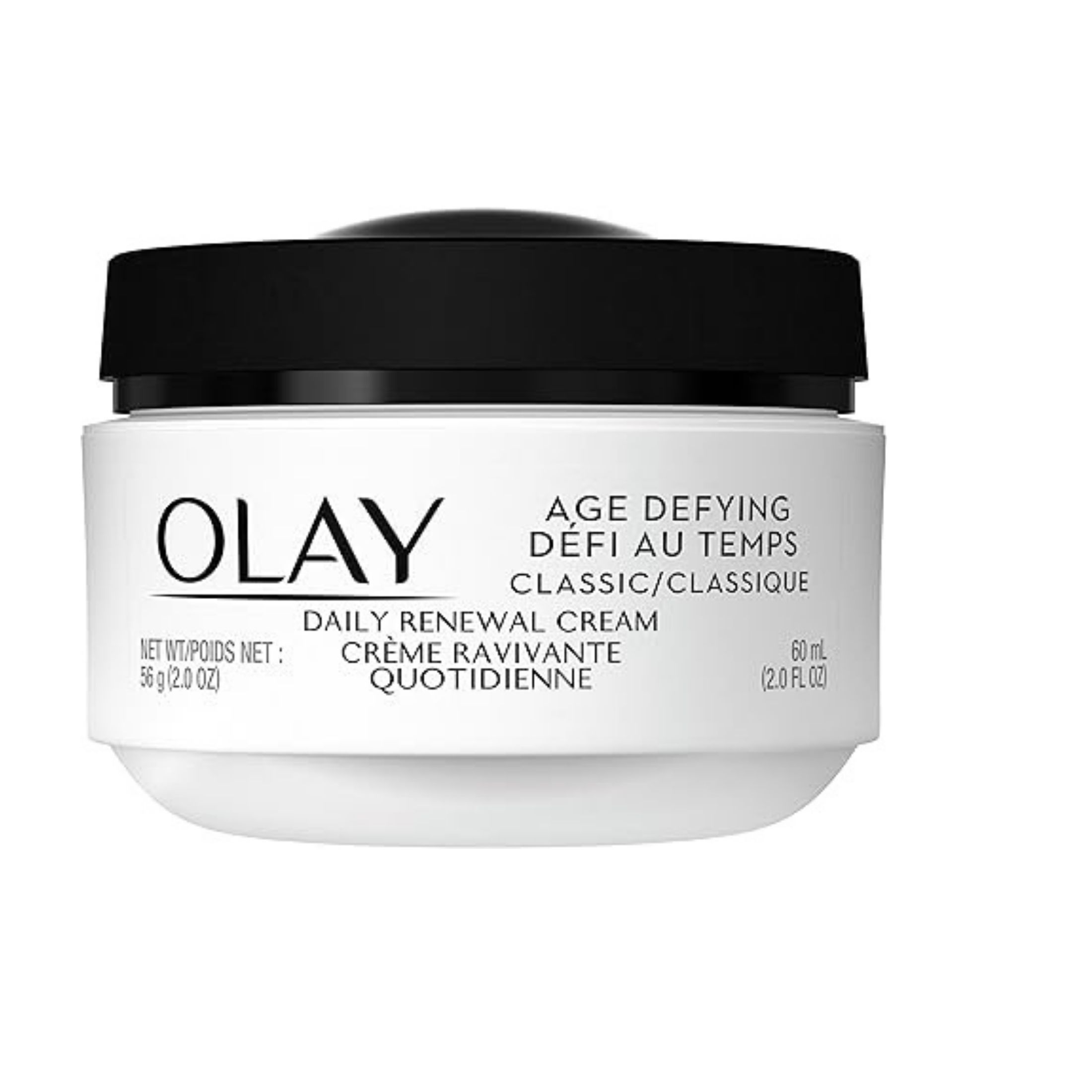 Olay Age Defying Classic Daily Renewal Cream, Face Moisturizer, 2.0 Fl Oz