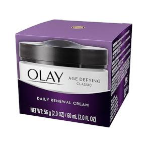 Olay Age Defying Classic Daily Renewal Cream, Face Moisturizer, 2.0 Fl Oz