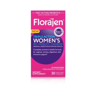 Florajen Triple Action Womens Probiotic 30 Capsules
