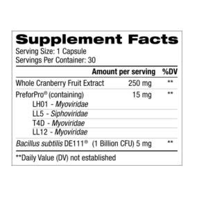 Florajen Triple Action Womens Probiotic 30 Capsules