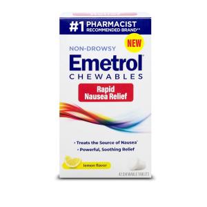 Emetrol Nausea Relief Rapid, Lemon Flavor Tablets