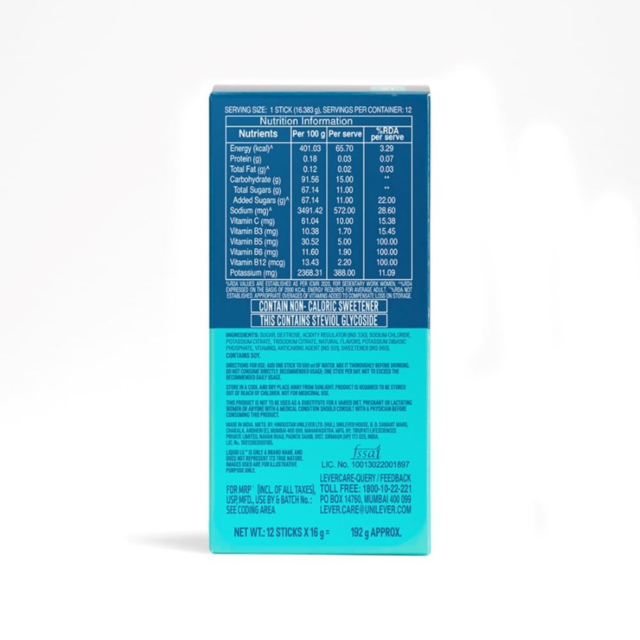 Liquid I.V. Electrolyte Drink Mix, Sugar Free, Lemon Lime
