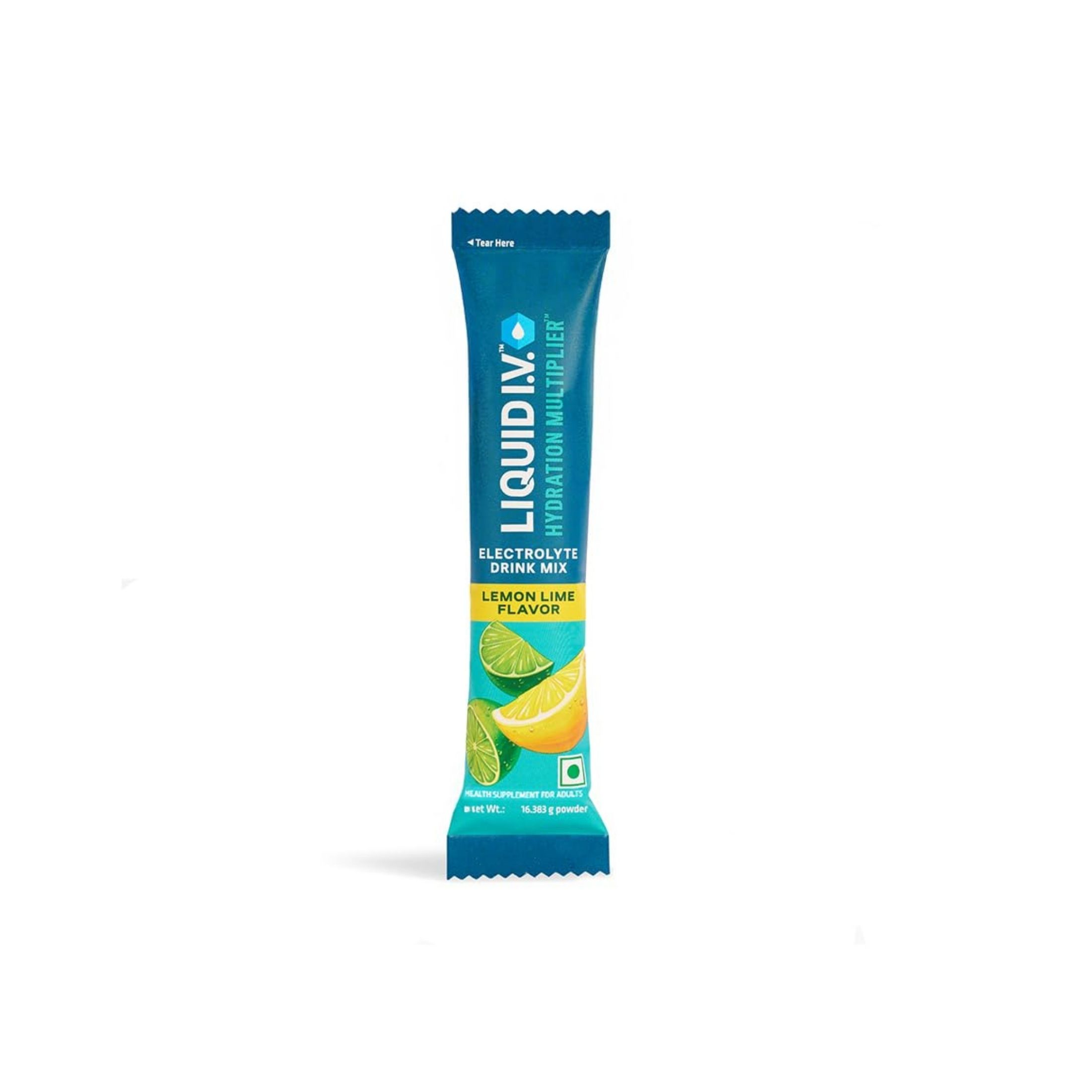 Liquid I.V. Electrolyte Drink Mix, Sugar Free, Lemon Lime
