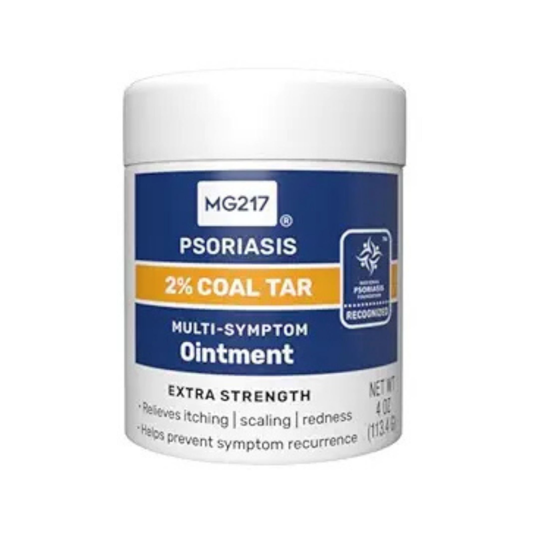 MG217 Psoriasis Treatment 2% Coal Tar Multi-Symptom Ointment, 4 Oz