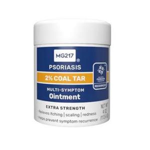MG217 Psoriasis Treatment 2% Coal Tar Multi-Symptom Ointment, 4 Oz