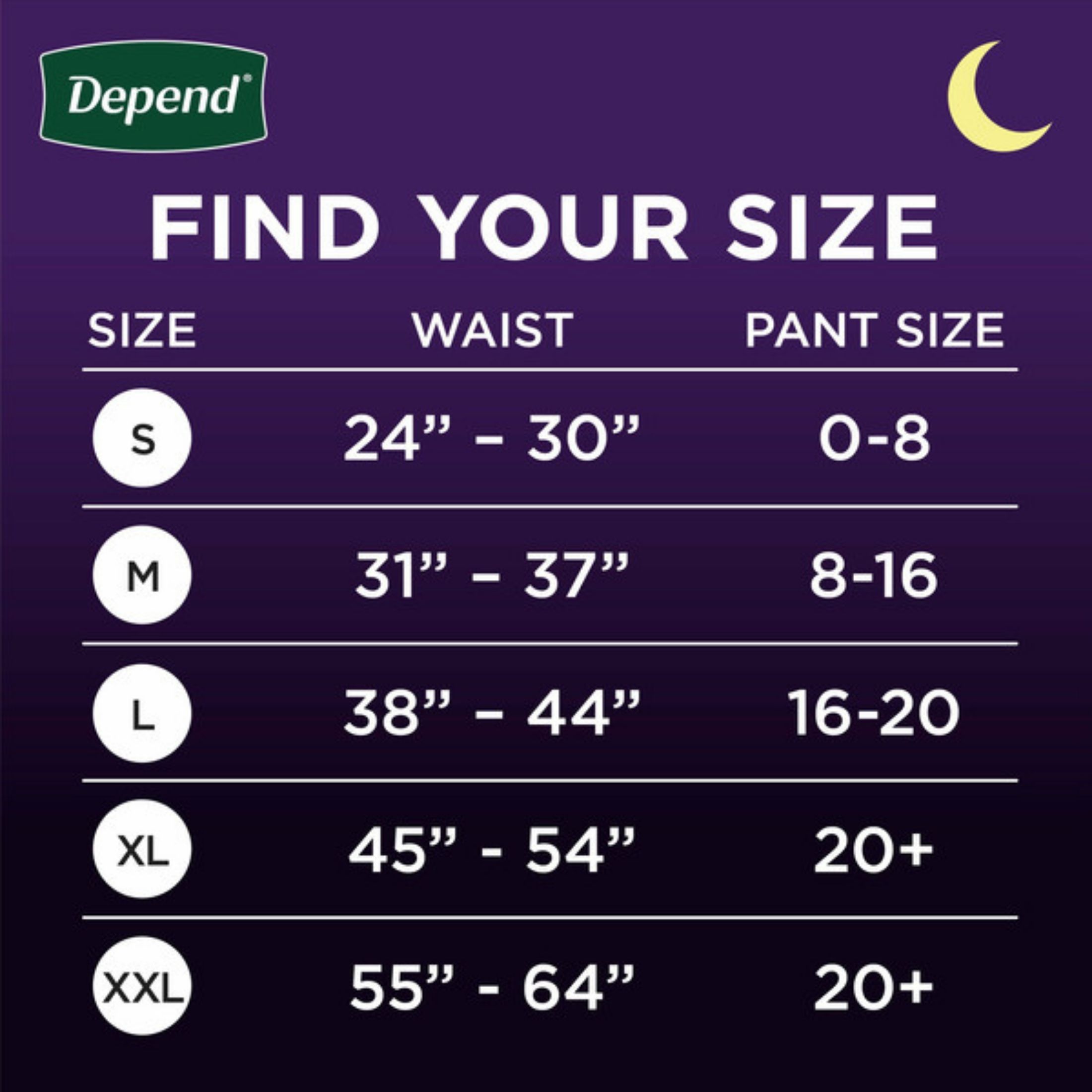Depend Night Defense Adult Incontinence Underwear For Women Overnight XL Blush 12Ct