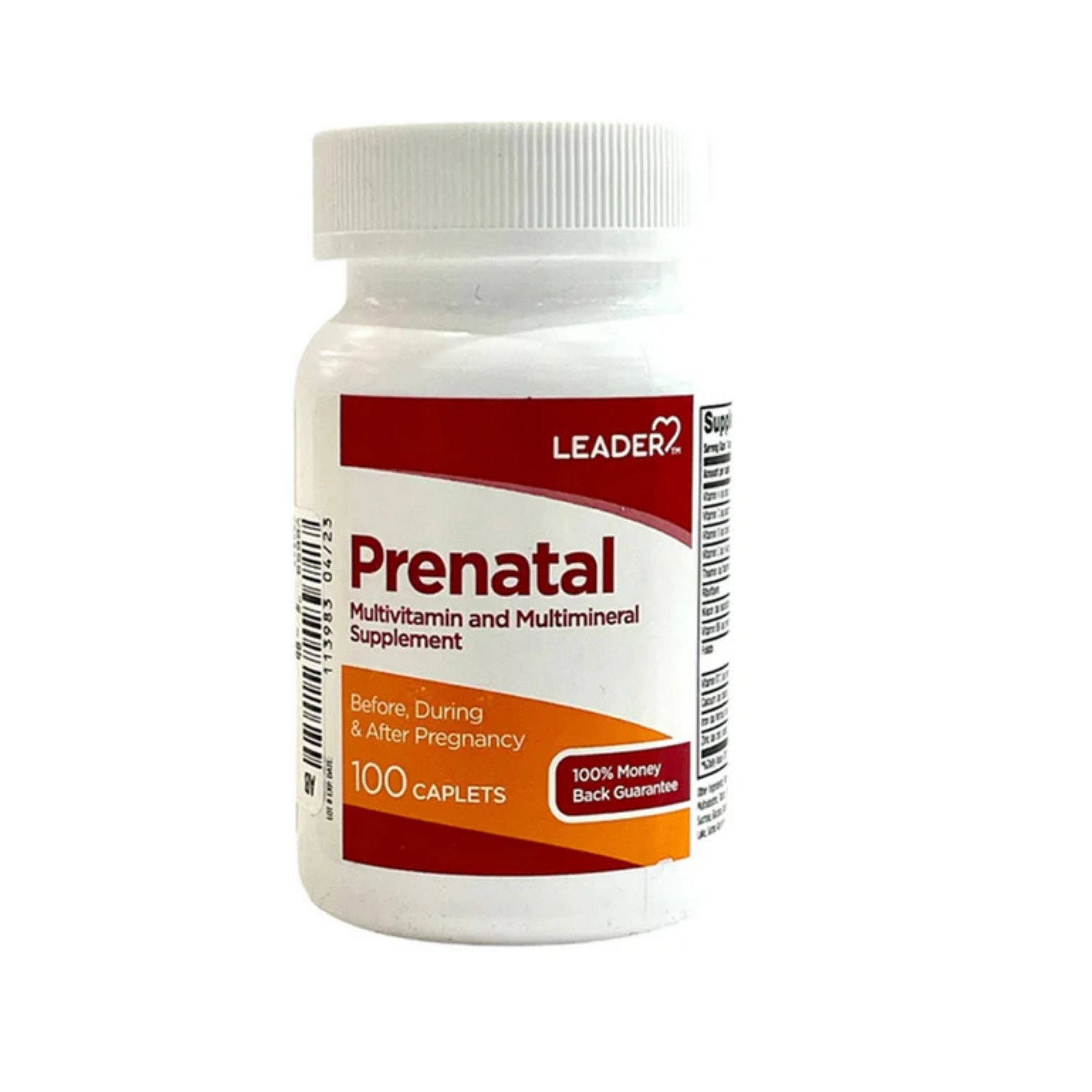 Vitamins F&T PRENATAL W/ Folic Acid 100ct