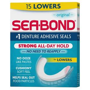 Sea-Bond Original Denture Adhesive Seals Triple Action Lowers
