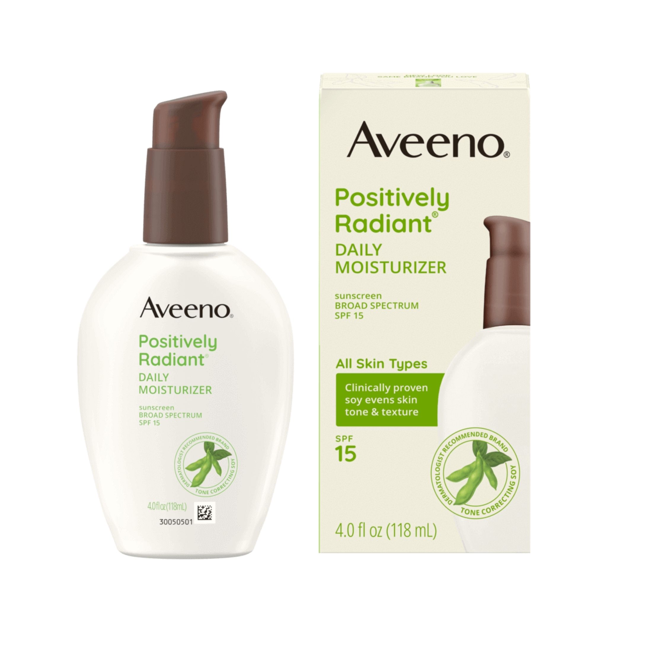 Aveeno Sunscreen, Daily Moisturizer, Broad Spectrum SPF 15 4 Fl Oz