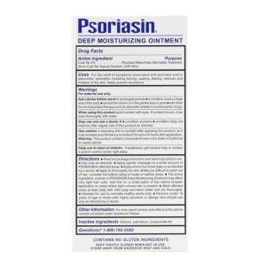 Psoriasin Deep Moisturizing Psoriasis Relief Ointment