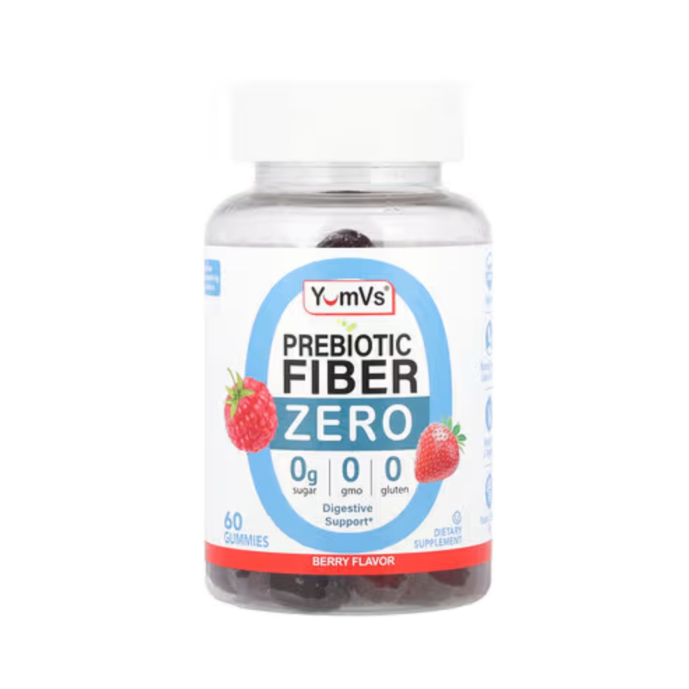 Yumvs Kids Zero Probiotic & Prebiotic, Zero, Gummies, Strawberry Flavor