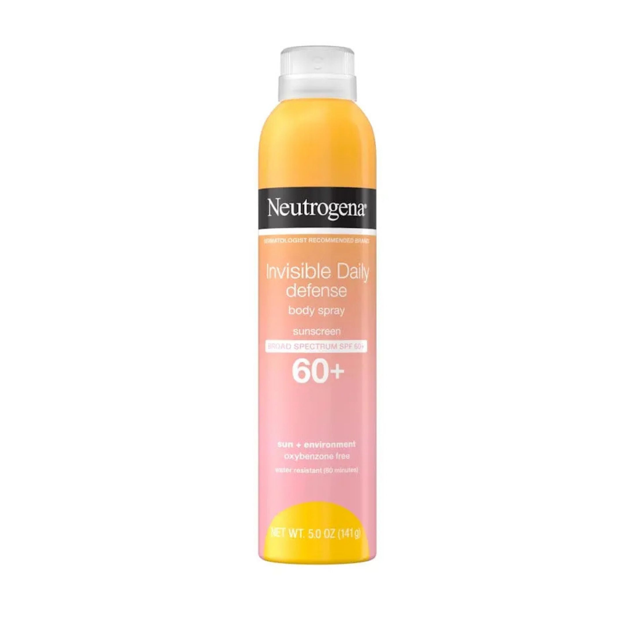 Neutrogena Invisible Daily Defense Body Spray Sunscreen Broad Spectrum SPF 60