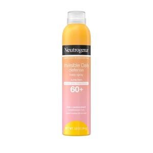Neutrogena Invisible Daily Defense Body Spray Sunscreen Broad Spectrum SPF 60