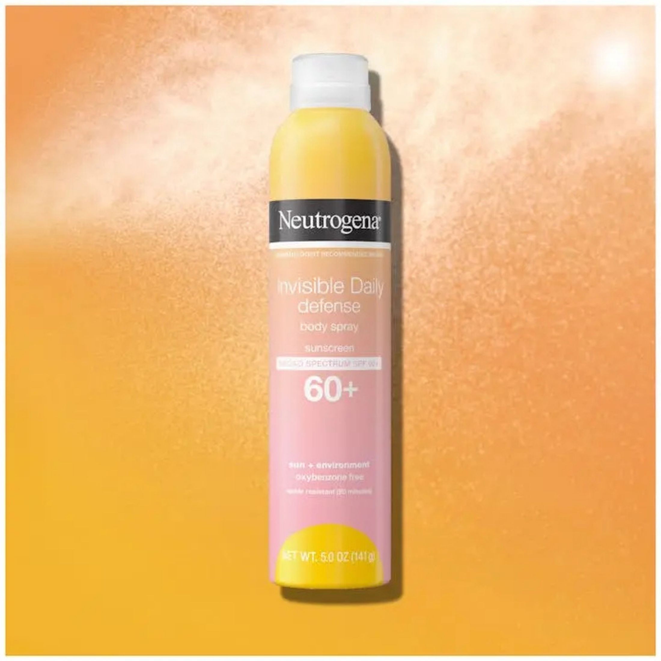 Neutrogena Invisible Daily Defense Body Spray Sunscreen Broad Spectrum SPF 60