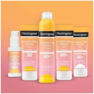 Neutrogena Invisible Daily Defense Body Spray Sunscreen Broad Spectrum SPF 60