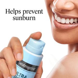 Neutrogena Ultra Sheer Body Mist Sunscreen Spray, Broad Spectrum SPF 70, Lightweight Spray Sunscreen, Non-Greasy & Water Resistant, Oil-Free & Non-Comedogenic U