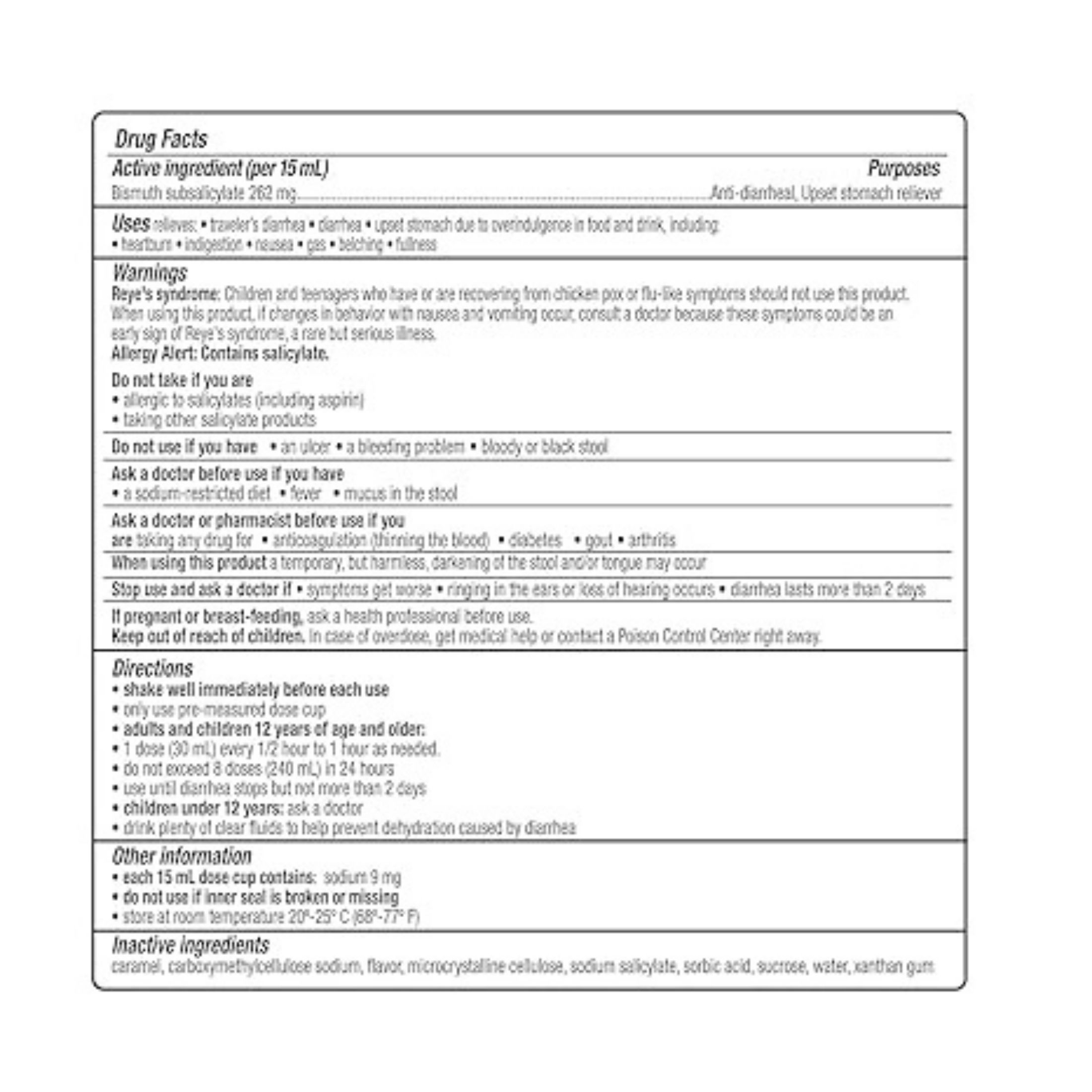 Kaopectate Multi-Symptom Relief For Diarrhea Upset Stomach In Vanilla, 11 Fl Oz