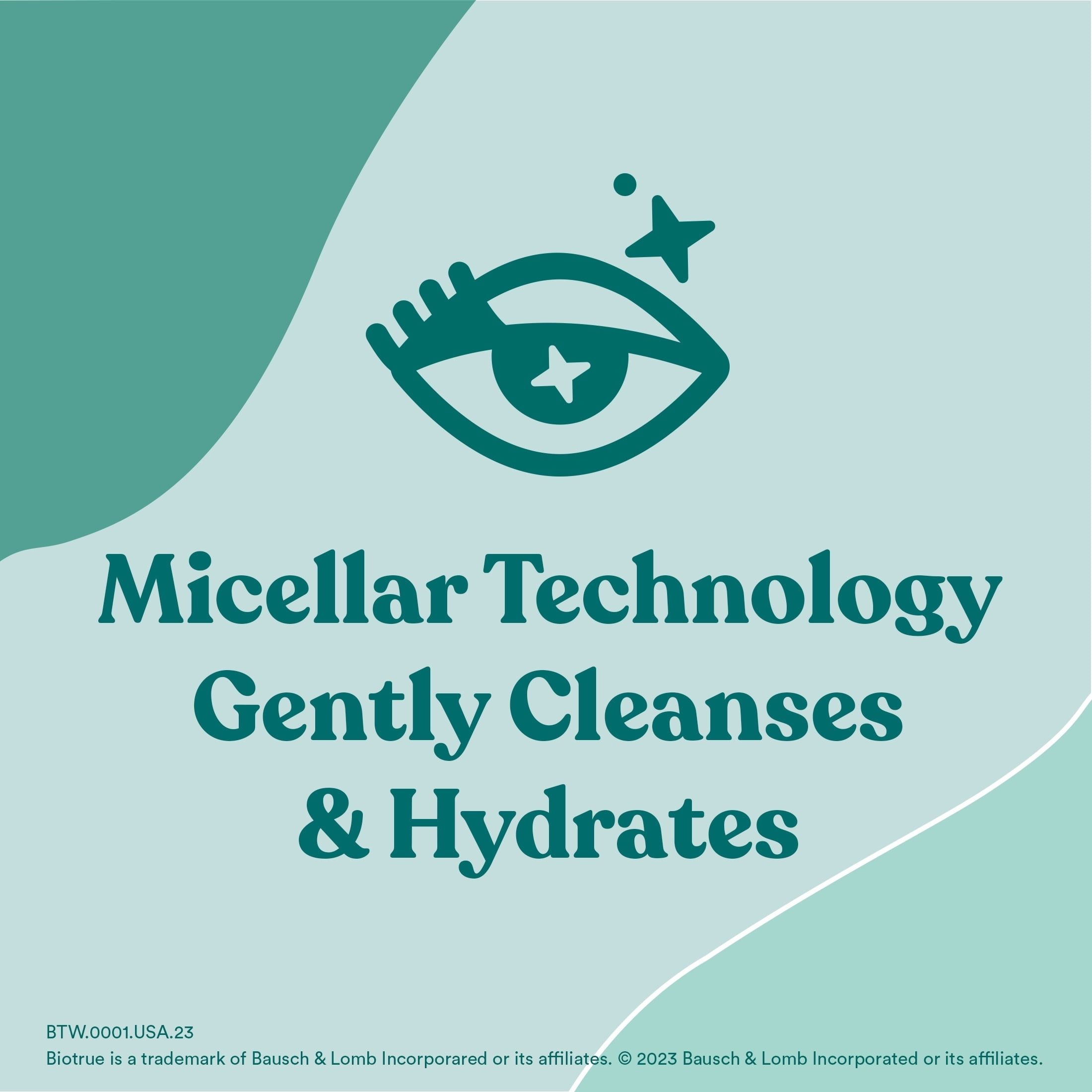 Biotrue Bausch & Lomb Micellar Eyelid Cleansing Wipes
