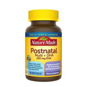 Nature Made Post Natal Multi+DHA Vitamin Softgels 200 Mg