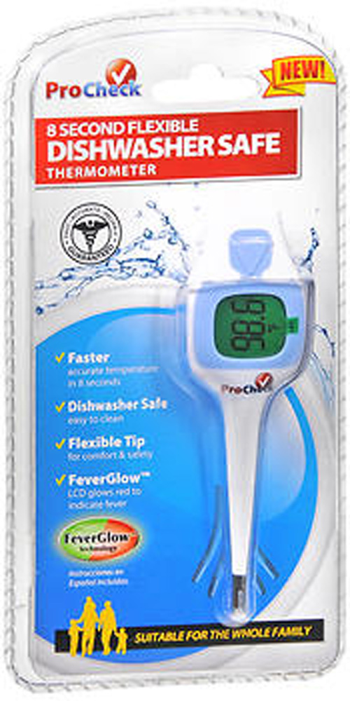 ProCheck Thermometer, Dishwasher Safe, 8 Second Flexible