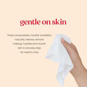 Burt's Bees Face Wipes, Facial Cleansing, Makeup Remover Towelettes With Rose Water, 3 In 1 Hydrating Micellar Cleanser