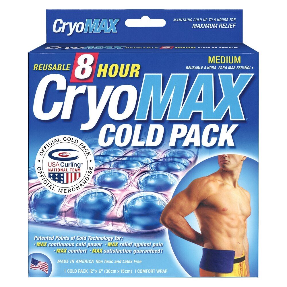 CryoMax 8 Hour Reusable Cold Therapy Ice Pack - Medium - 6" 12"