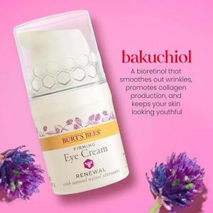 Burt's Bees Renewal Firming Eye Cream Bakuchiol Natural Retinol Alternative