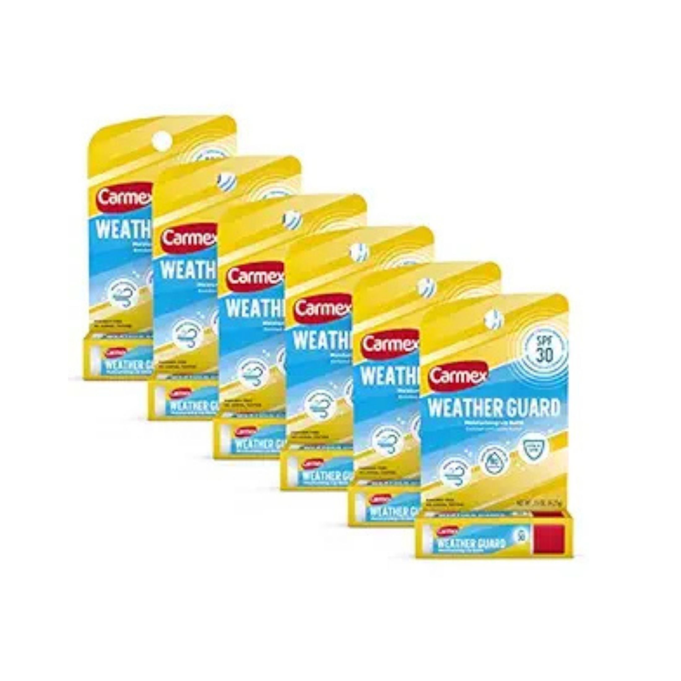 Carmex Lip Balm, Moisturizing, Weather Guard, SPF 30