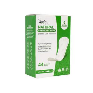 Veeda Daily Natural Premium Incontinence And Postpartum Panty Liners, For Bladder Leakage Protection, Lite Long Absorbency, Long Length