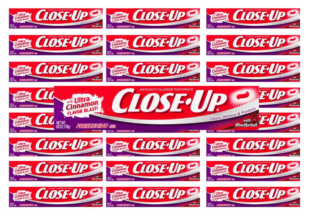 Closeup Toothpaste, With Ultra Cinnamon Flavor Blast, Freshening Gel 6 Oz