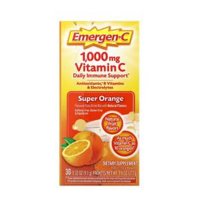Emergen-C Immune+ Powder Drink Mix With Vitamin - Super Orange