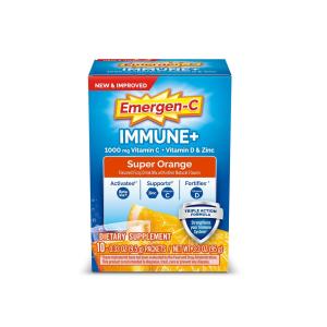 Emergen-C Immune+ Vitamin 1000 Mg Packets - Super Orange