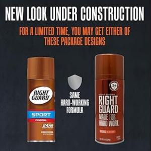 Right Guard Deodorant Aerosol, Original All Day Scent 8.5 Oz