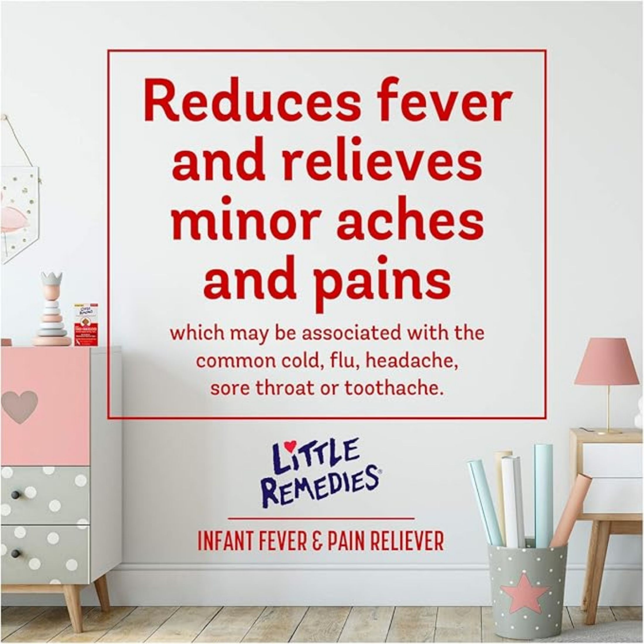 Little Remedies Infant Fever & Pain Reliever, Natural Berry Flavor, 2 Fl Oz