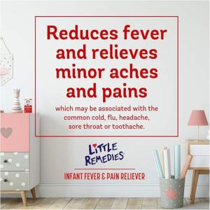 Little Remedies Infant Fever & Pain Reliever, Natural Berry Flavor, 2 Fl Oz