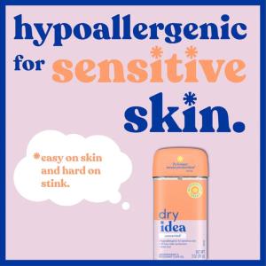Dry Idea Antiperspirant & Deodorant Clear Gel, Unscented 3 Oz
