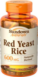 Sundown Naturals Red Yeast Rice, 600 Mg, Capsules