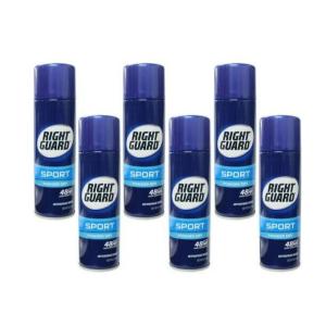 Right Guard Antiperspirant Aerosol, Unscented, Sport 6 Oz
