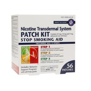 Habitrol Nicotine Transdermal System Stop Smoking Aid Patch Kit Steps 1,2,3