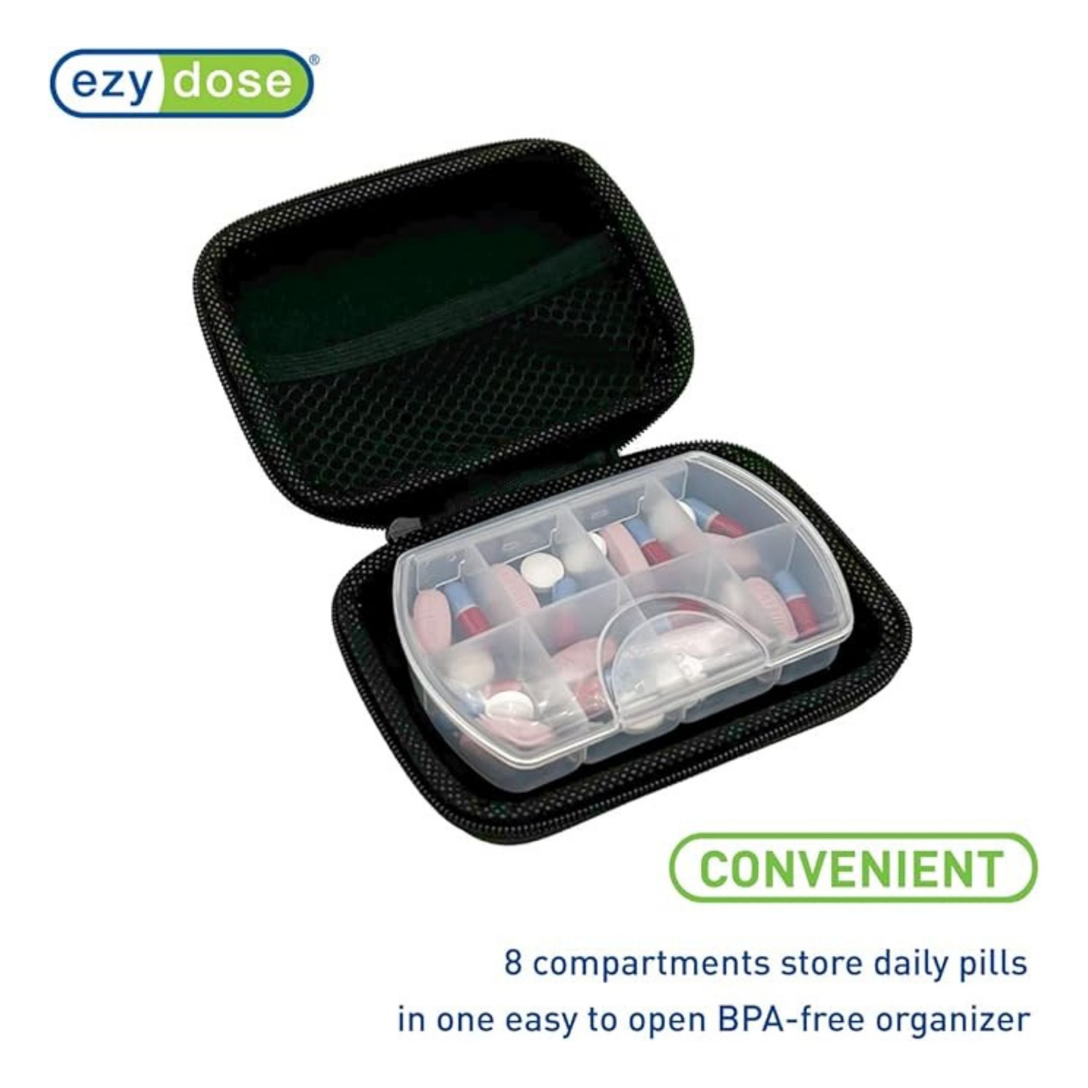 Ezy Dose Travel Pill Container