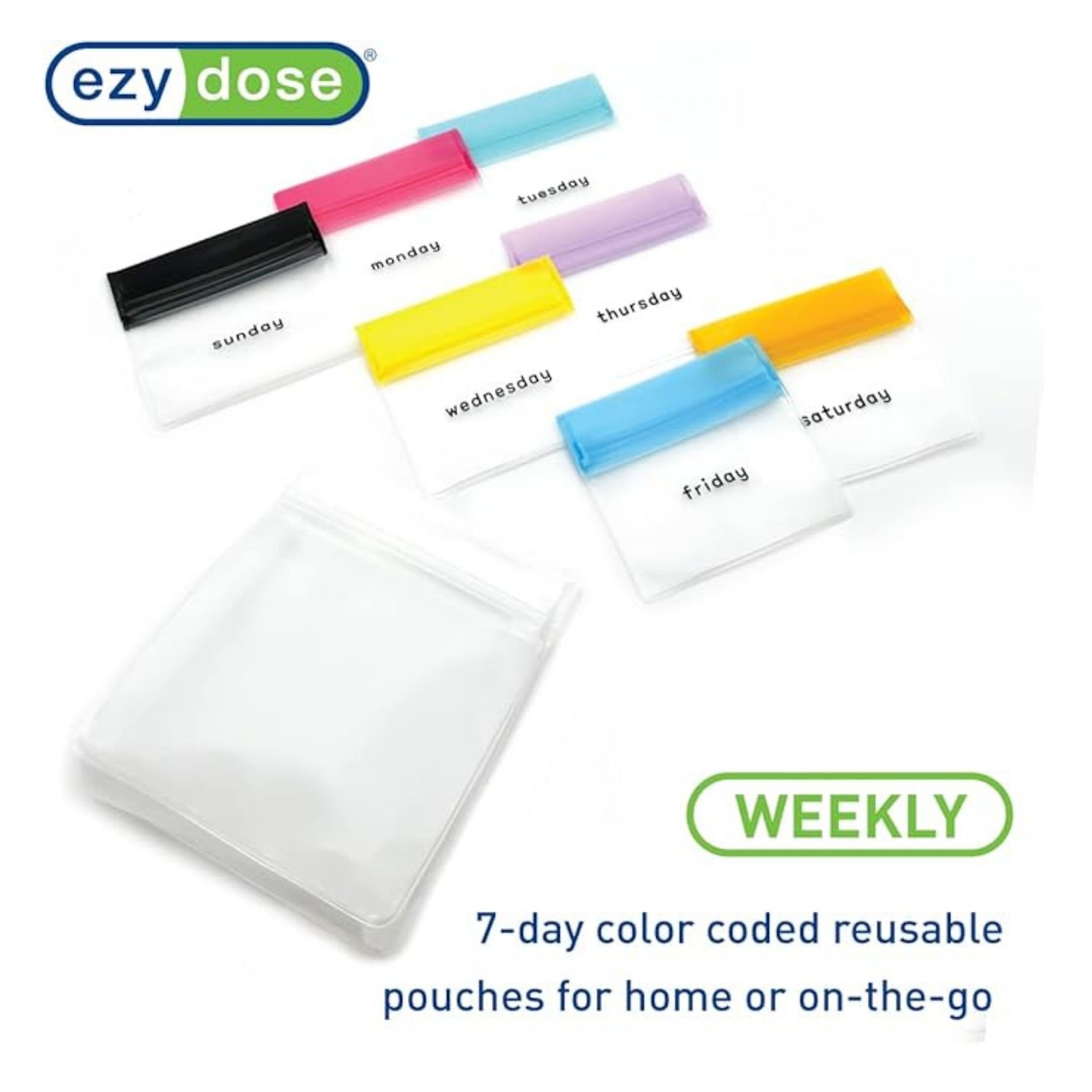 EZY Dose Reusable Pill Pouch Set