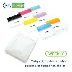 EZY Dose Reusable Pill Pouch Set